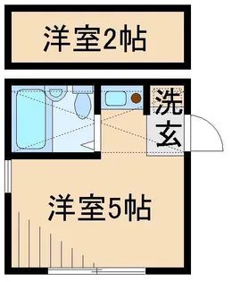 ハピネス上中里【2階】の間取り