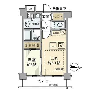 エクセレントシティ目白【2階】の間取り