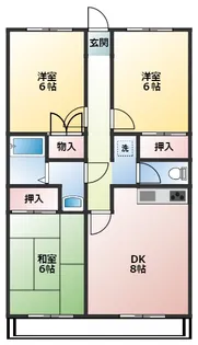 ハートピアIII【3階】の間取り