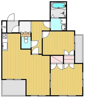 サンライズ山の手III【3階】の間取り