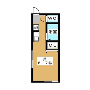 ブライトステージ高円寺【1階】の間取り