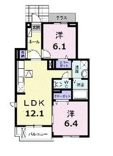 愛知県名古屋市守山区大森4【アパート】の間取り