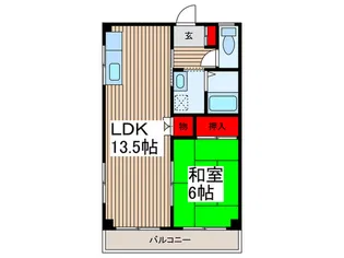 S・Hハイツ【2階】の間取り