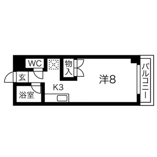 第8ふじビル【3階】の間取り