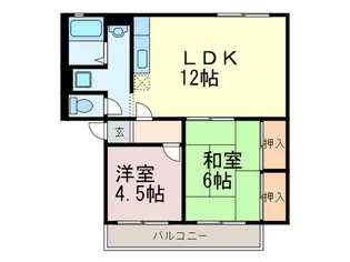 シティハイム錦が丘【2階】の間取り