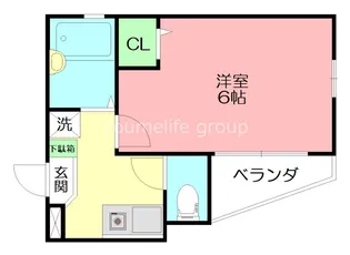 アーバンフラット本郷台【2階】の間取り