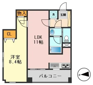 東京都江戸川区北小岩2【マンション】の間取り
