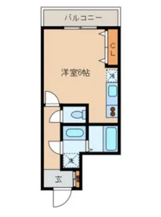 ラグジュアリーアパートメント目黒東山【2階】の間取り