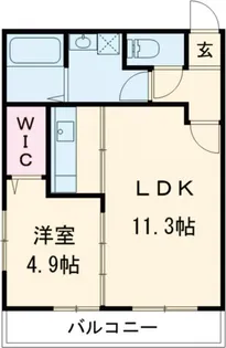アインス繍音(しゅうね)【1階】の間取り