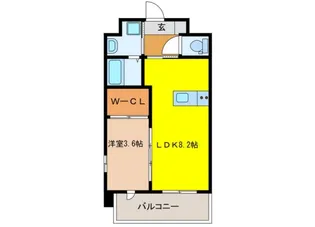prendre maison Hirota【8階】の間取り