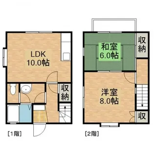 メゾネットTK B棟2の間取り