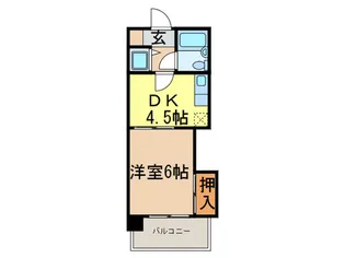 エルドベール【4階】の間取り