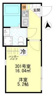 コンフォート東四ツ木【3階】の間取り