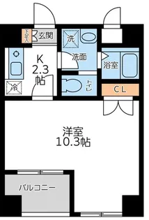 東京都杉並区方南1【マンション】の間取り