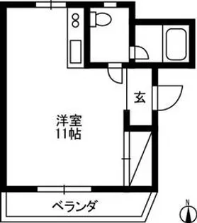 市川第2ビル【3階】の間取り