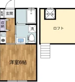 ショコラコート【1階】の間取り