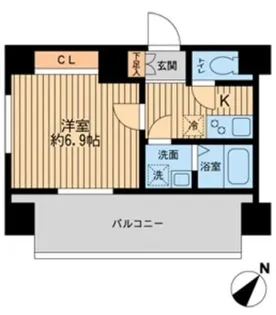 東京都町田市原町田2【マンション】の間取り