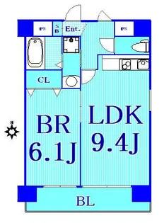 神奈川県川崎市幸区柳町【マンション】の間取り