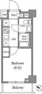 GENOVIA南行徳skygarden【4階】の間取り