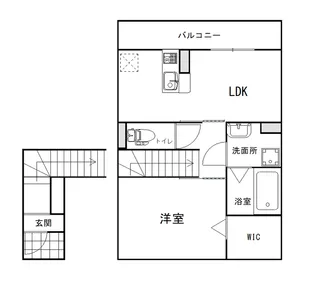 セリシエール陣内【2階】の間取り