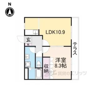 グランドソレーユ【1階】の間取り