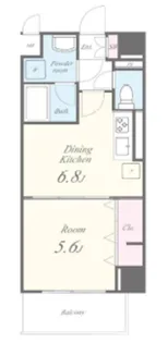 Ooya Harukas【4階】の間取り