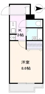 行川マンション【7階】の間取り