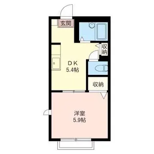 クリエイトメゾン2【1階】の間取り