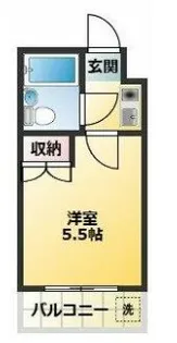 ジュネパレス蒲生第一【1階】の間取り