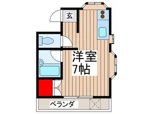 キャッスルハイム【2階】の間取り