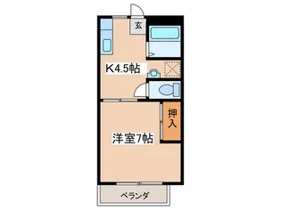 アレーテー【2階】の間取り
