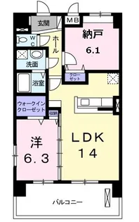メゾン・ド・プリュネ【2階】の間取り
