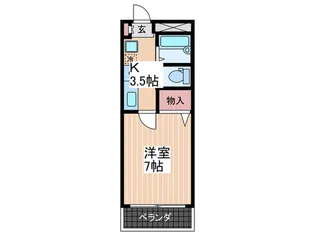 サンシャイン曙【5階】の間取り