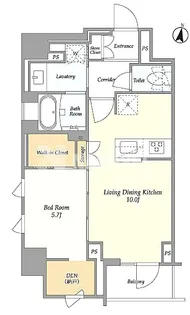 テラス自由が丘【4階】の間取り