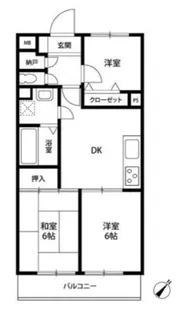 サンヒルズ東戸塚B棟【1階】の間取り