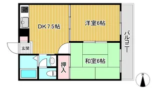 ローヤルコーポ【1階】の間取り