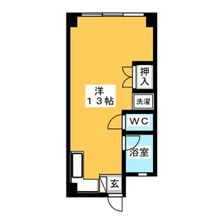 第11タツミビル【5階】の間取り