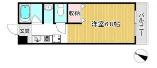 サンハイツ北山【4階】の間取り