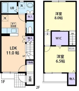 シルフィード Bの間取り