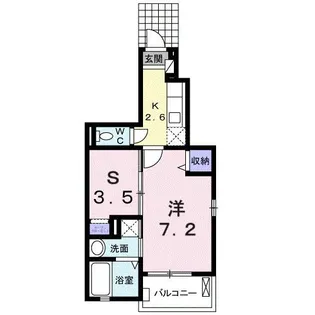 nt・アンジュ【1階】の間取り