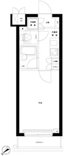 ルーブル早稲田参番館【2階】の間取り