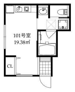 Green G Sakuragaoka【1階】の間取り