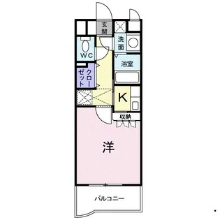 シャルマン原【2階】の間取り