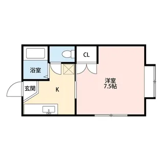 アネックスリバティ(西区)【1階】の間取り