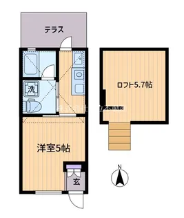 TETRA IRIS【1階】の間取り