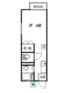 シルバーハイツ【2階】の間取り