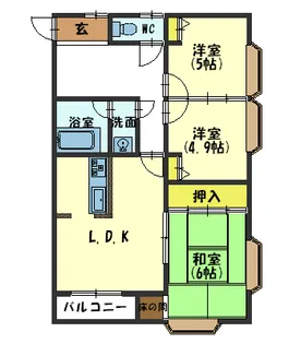 ルミエール・N【3階】の間取り