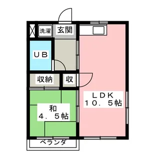 ピュアストM【3階】の間取り