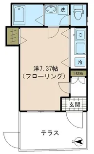 トレドガーデン【1階】の間取り