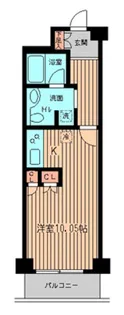 ガーデン目黒南【1階】の間取り